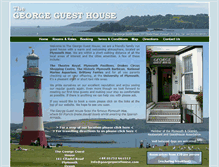 Tablet Screenshot of georgeguesthouse.com